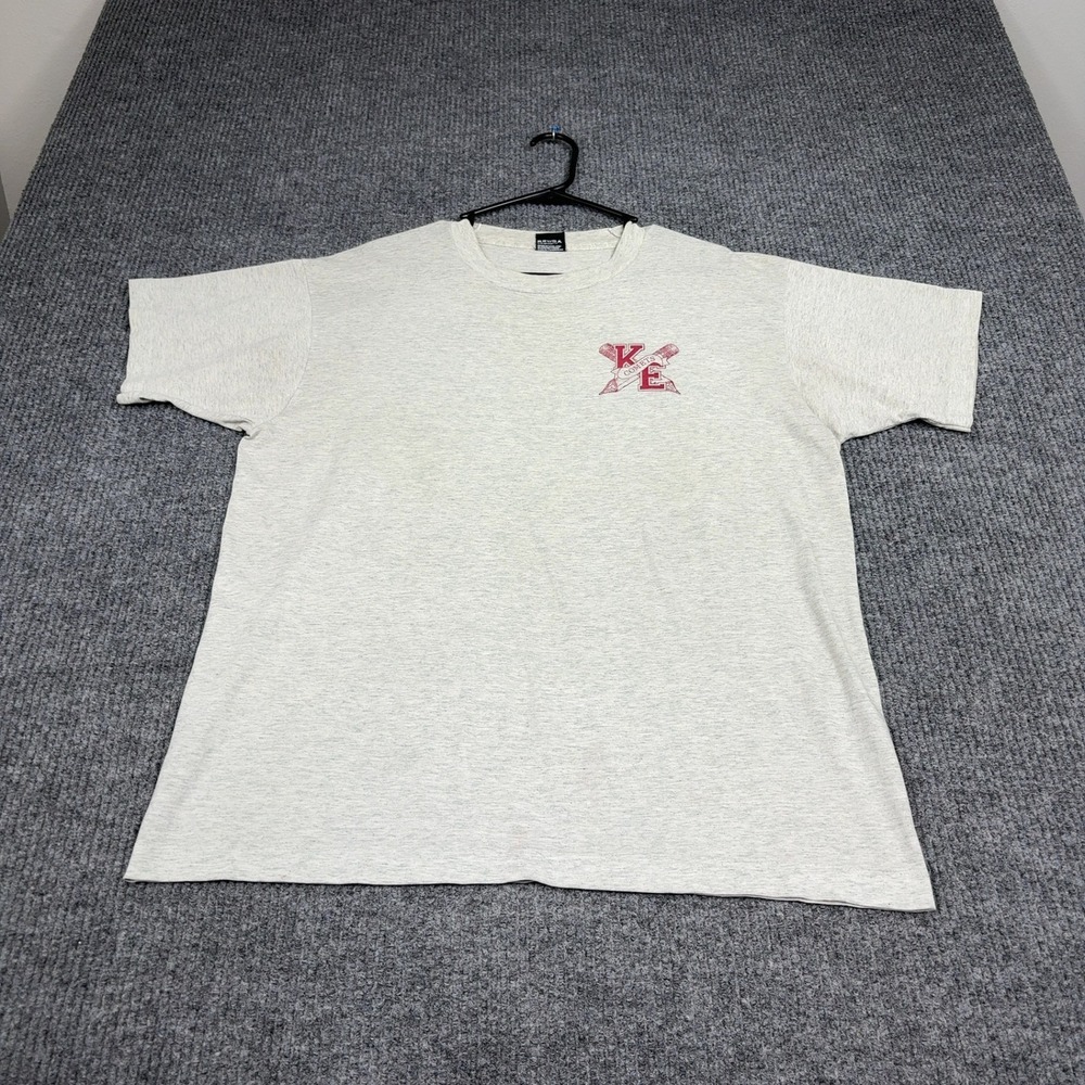 Vintage Screen Stars T Shirt Mens XL Grey Graphic‎ Kelley Comets Moore OK